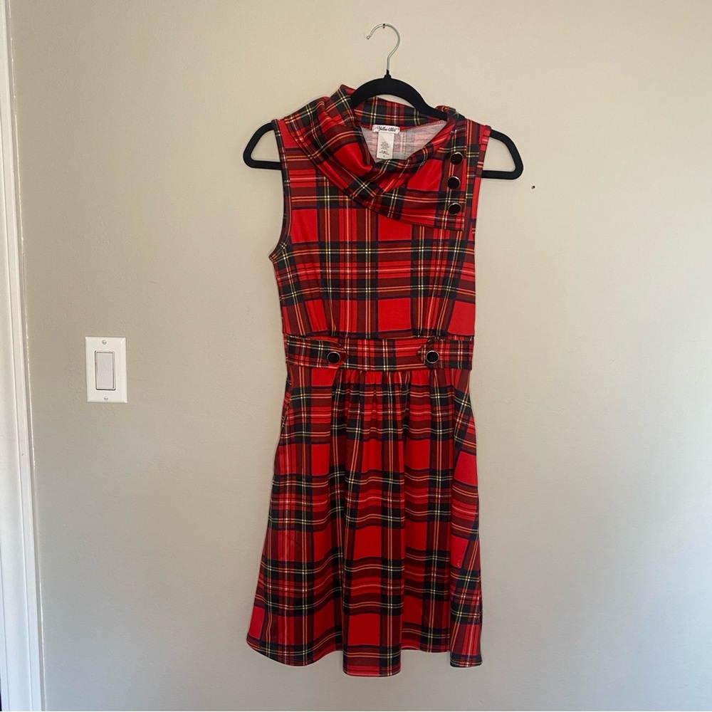 The cutest Hallmark Christmas Plaid Dress